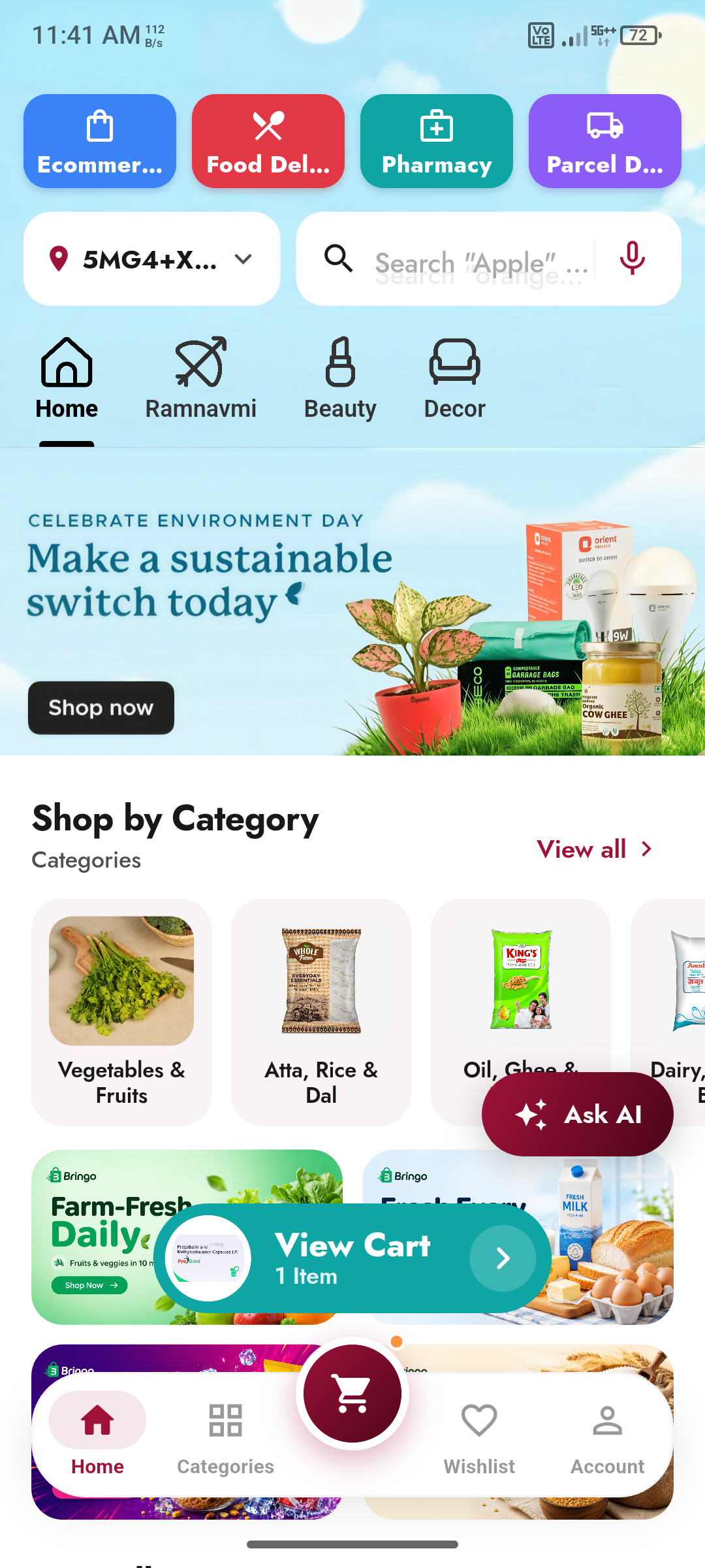 Customer app
